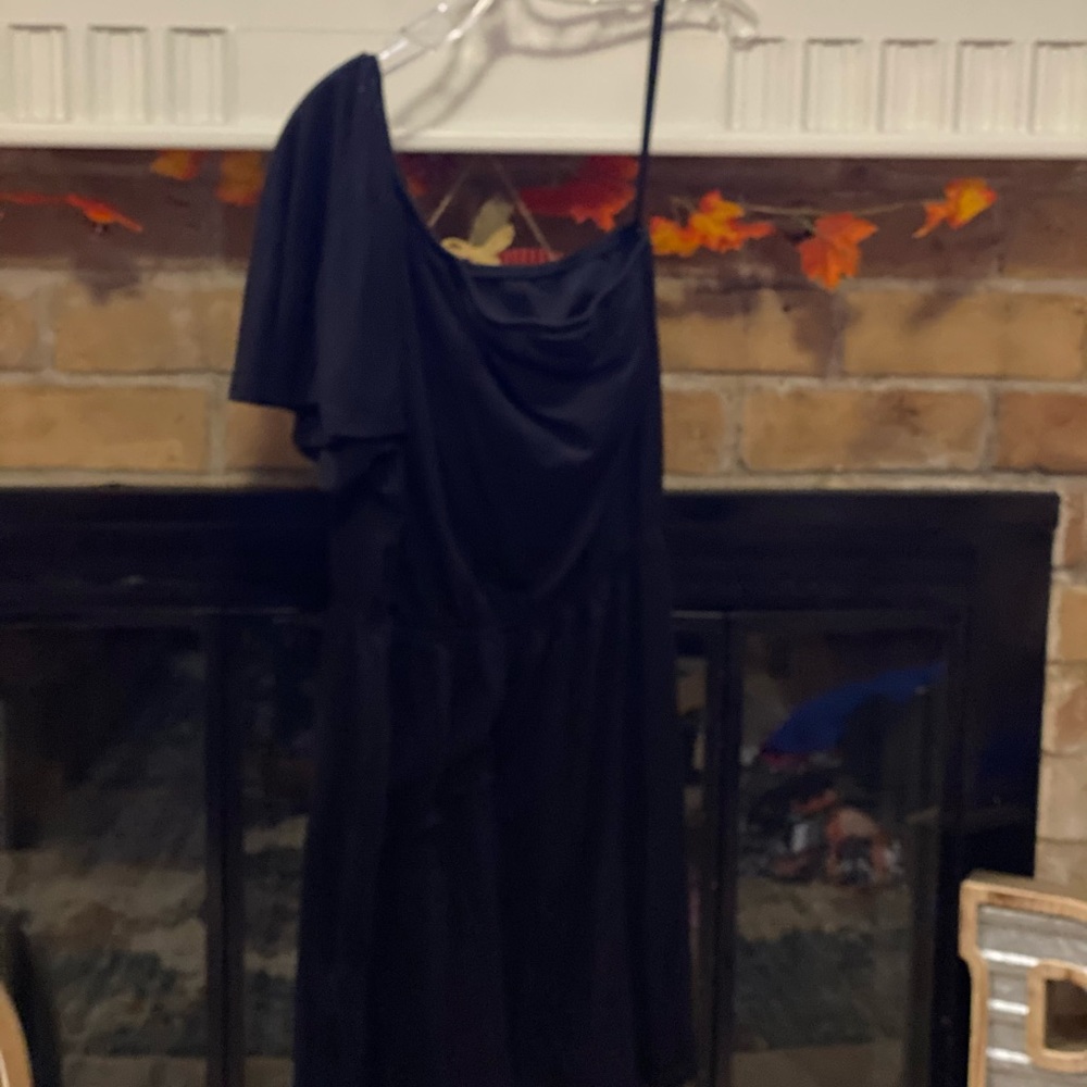 Black One Shoulder Dress